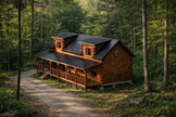 16 x 34 Lofted Log Cabin