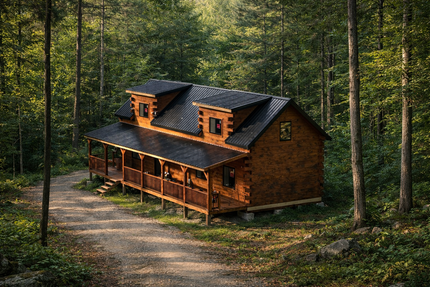 16 x 34 Lofted Log Cabin