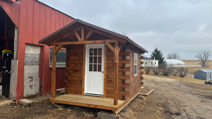 8x16 log cabin