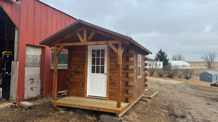 8x16 log cabin