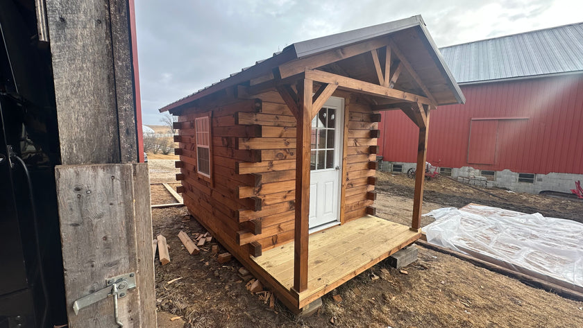 8x16 log cabin