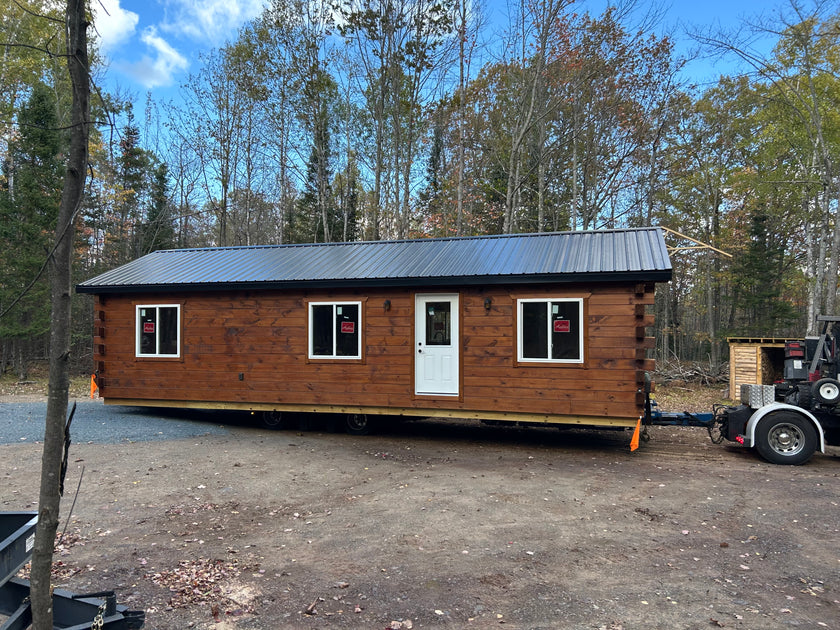 16x40 Single Piece log cabin