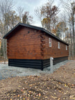 16x40 Single Piece log cabin