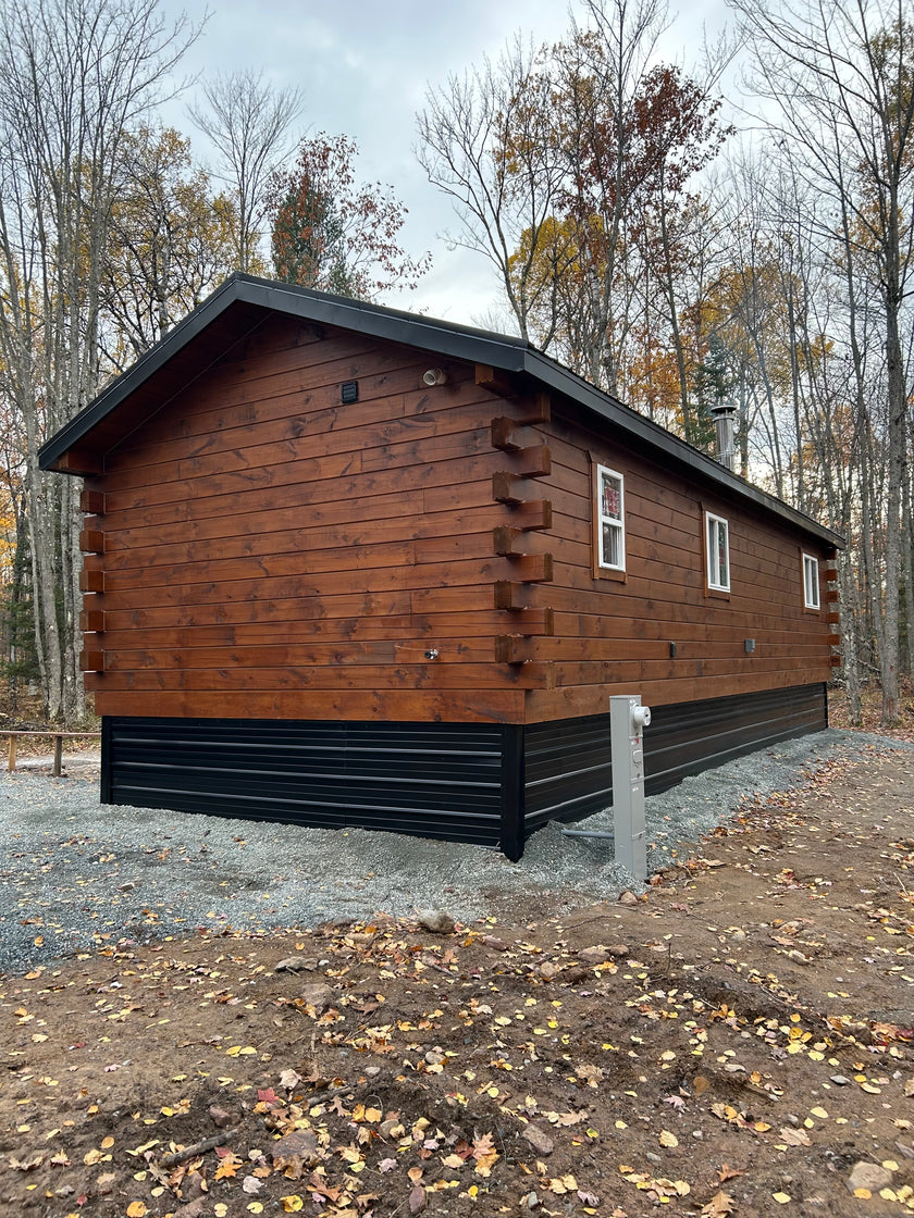 16x40 Single Piece log cabin