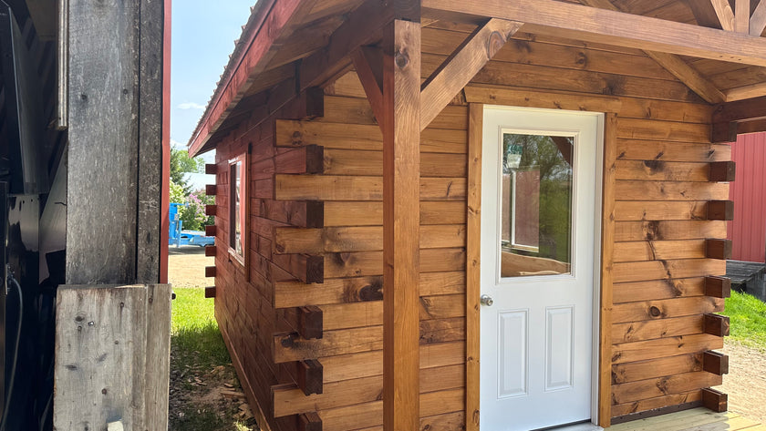 8x16 log cabin